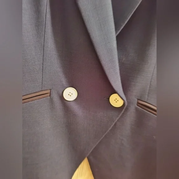 VERONICA BEARD Obie Marine Dickey Jacket navy sleeves 3/4 size 4 - Picture 5 of 5